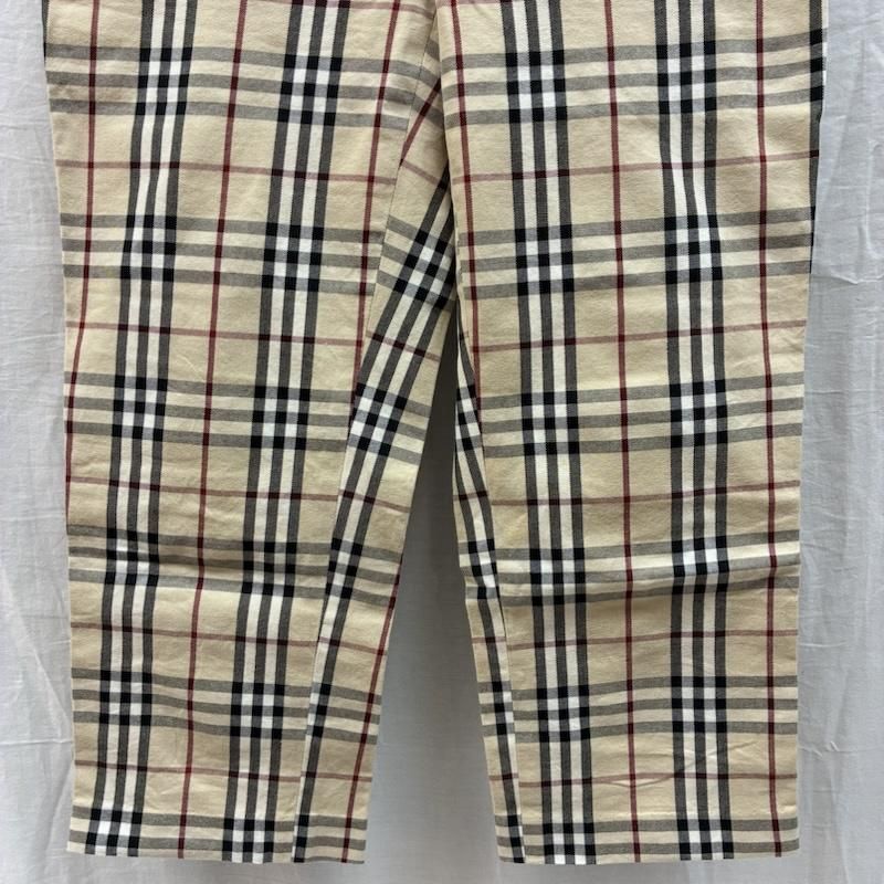 バーバリー・ブルーレーベル ノバチェック カプリ サブリナ クロップド