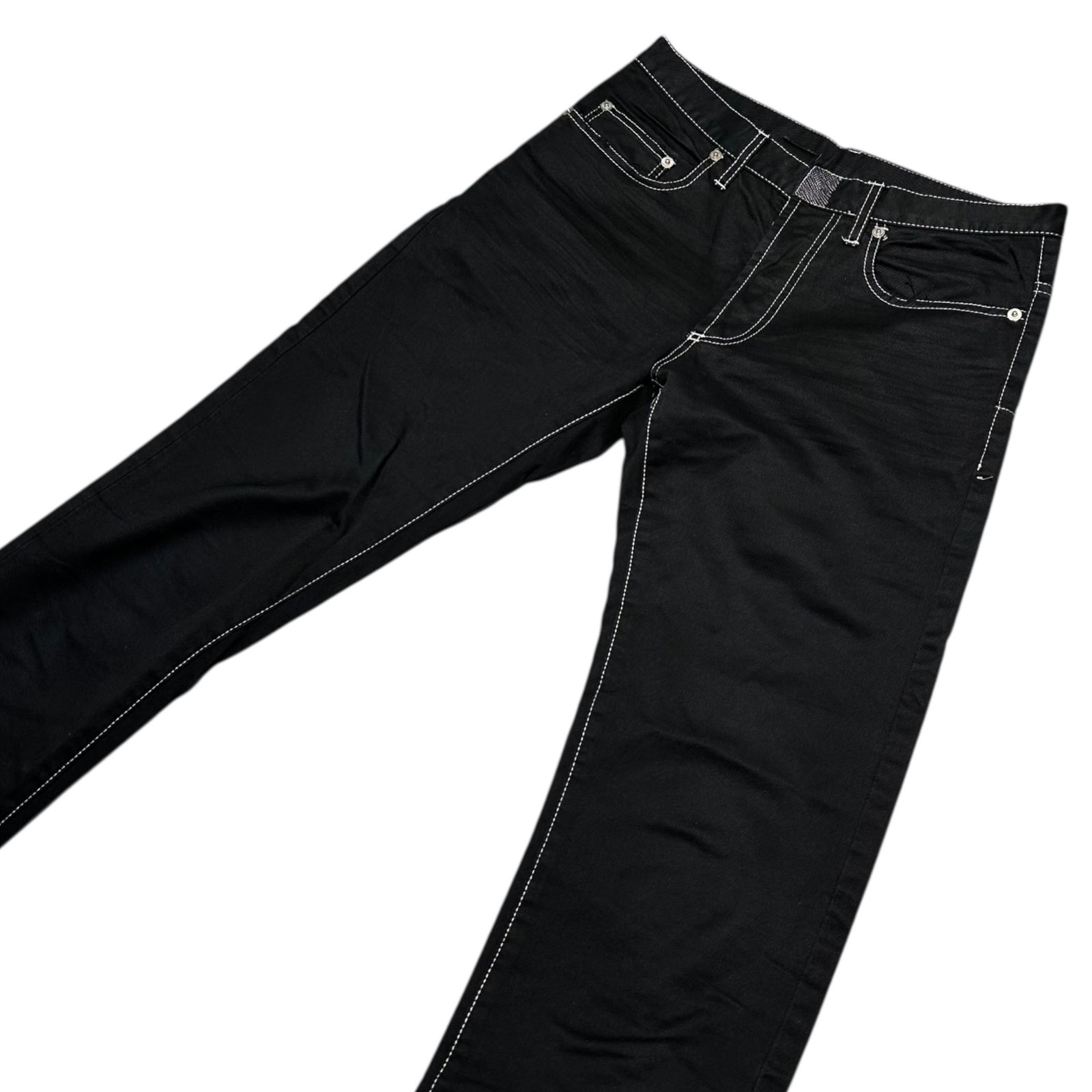 Dior HOMME(ディオールオム) White Stitch Long Skinny Pants ホワイト