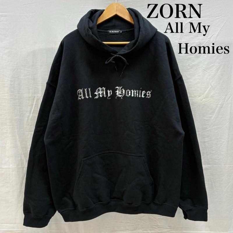 zorn All My Homies ブラック M パーカー