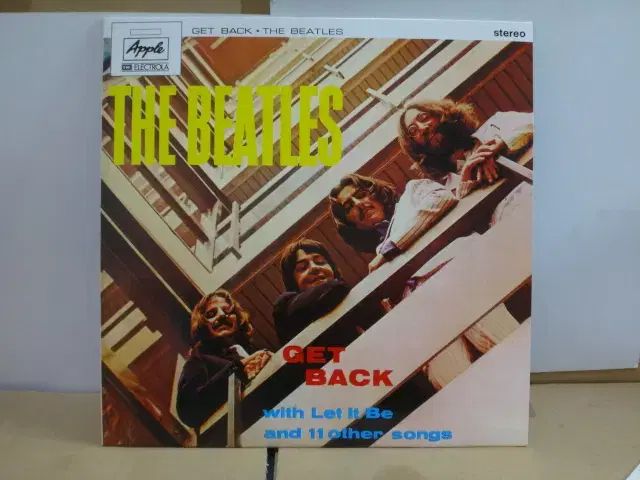 収入 LP The Beatles ー Get Back 挿入します 含め