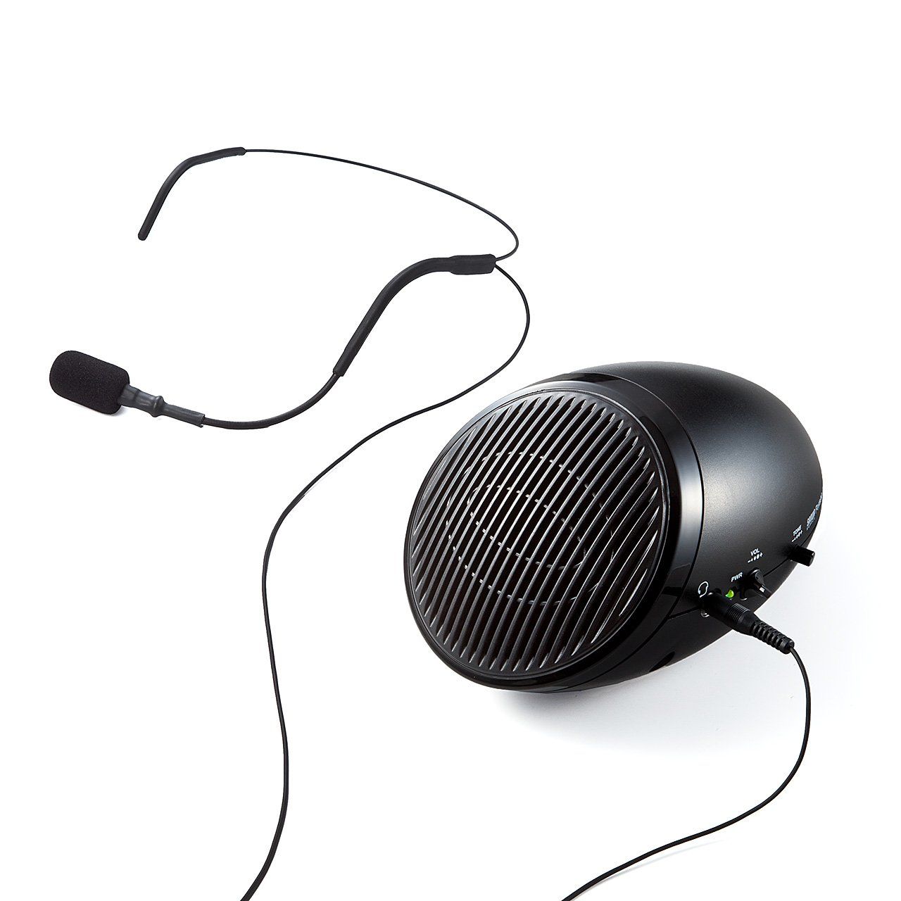 サンワダイレクト 拡声器 ハンズフリー 乾電池 充電池 AC電源 電池対応で非常時にも ショルダーベルト付 最大20 W 400 SP 062