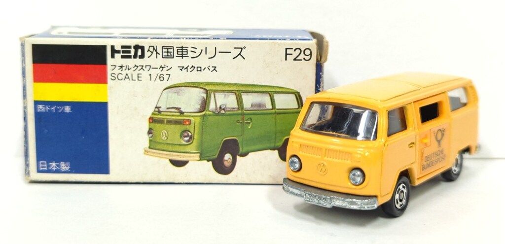 トミー トミカ青箱/オリジナル特注 フォルクスワーゲン マイクロバス
