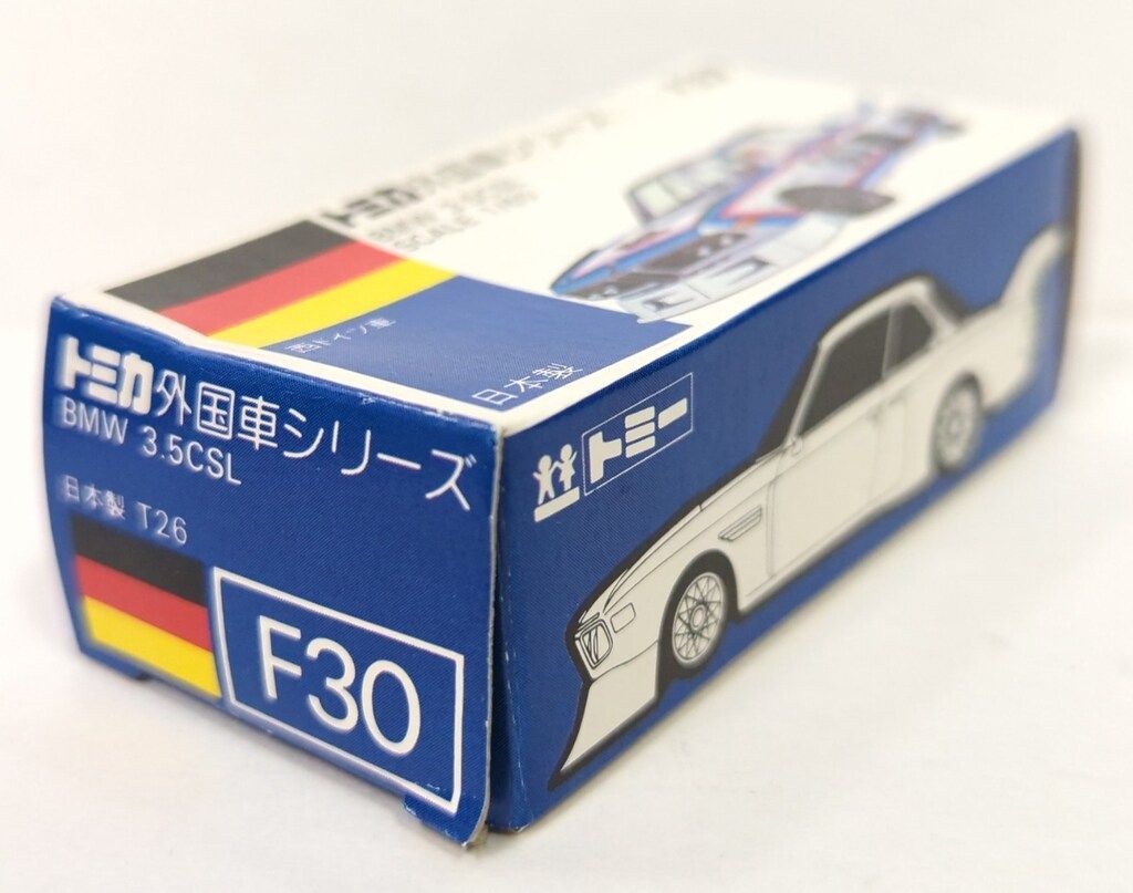 トミー トミカ/青箱日本製 BMW3.5CSL 青/GITANES F30-1 - メルカリ