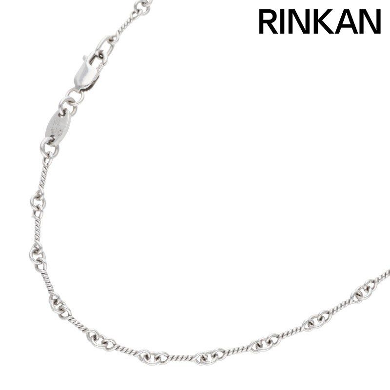 クロムハーツ 18KWG NECKCHAIN T20/ツイストチェーン20inch ホワイト