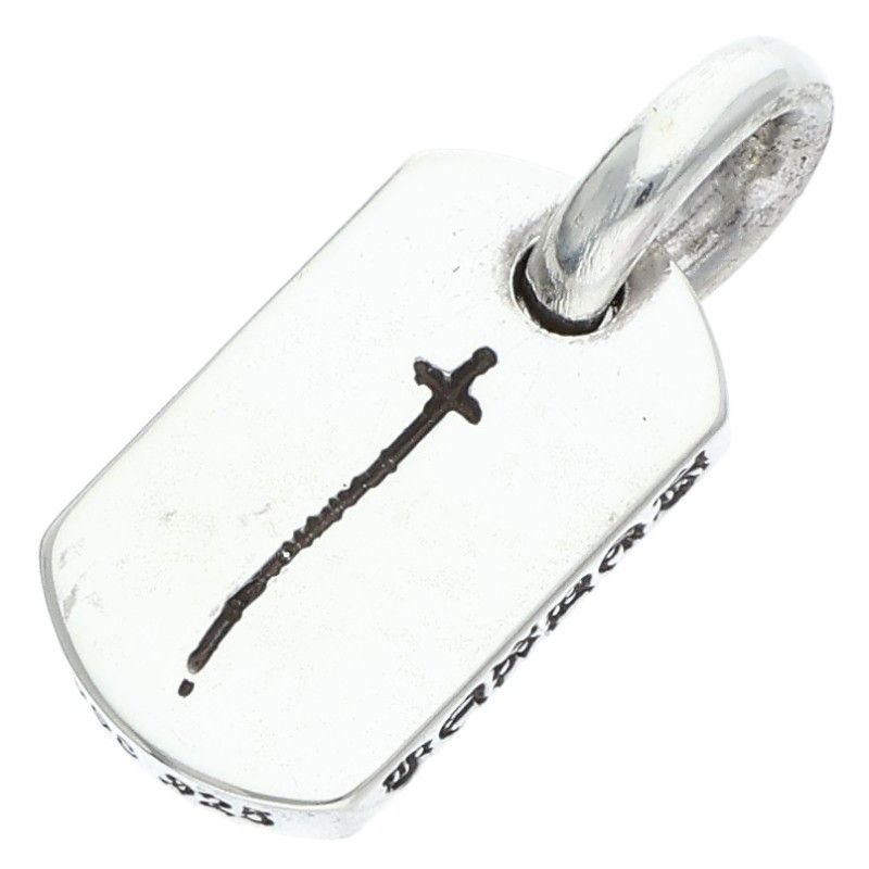 クロムハーツ DT TNY RS CRS タイニードッグタグRSクロス 限定本物 クロムハーツ D/T TNY RS CRS/タイニードッグタグRSクロス 青山限定