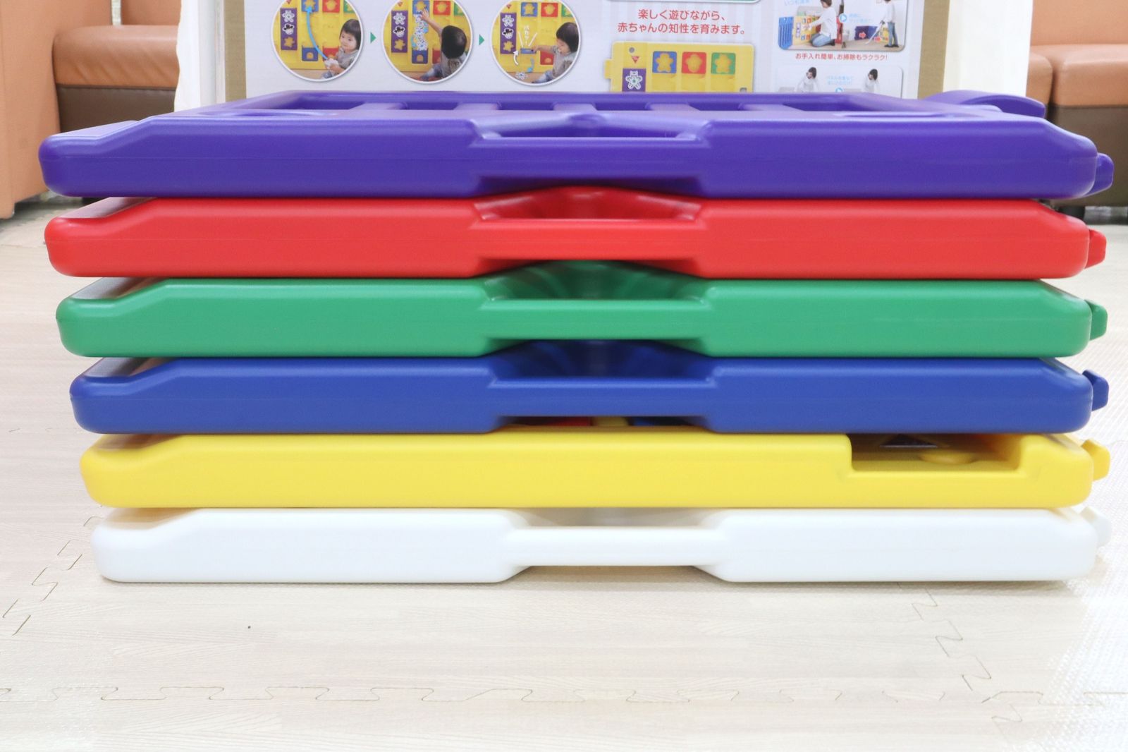 日本育児 Kids Land キッズランド ベーシック ベビーサークル 6枚 