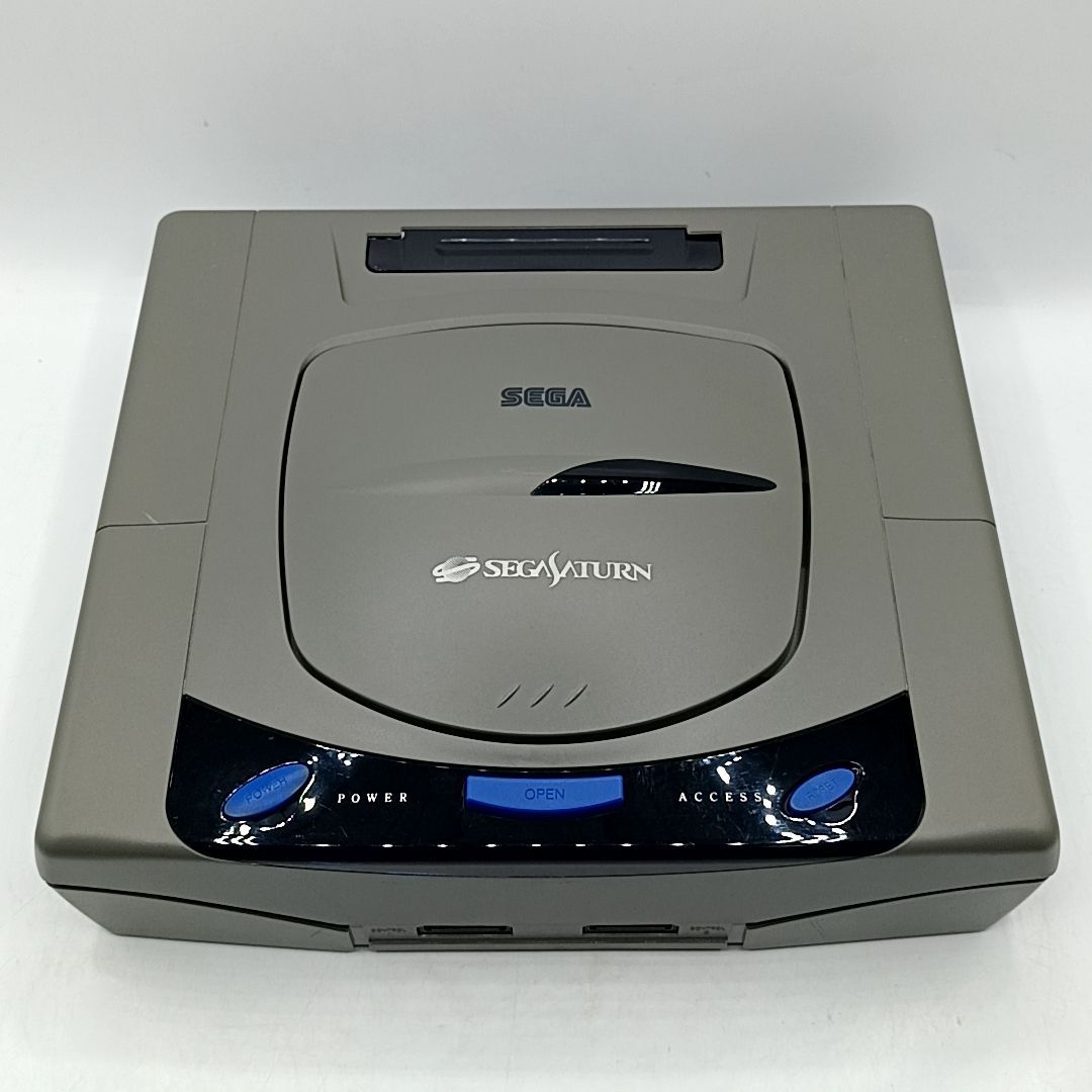 動作品 セガ サターン 初期型 HSS-3200 本体 コントローラー ケーブル類 すぐに遊べるセット Sega Saturn