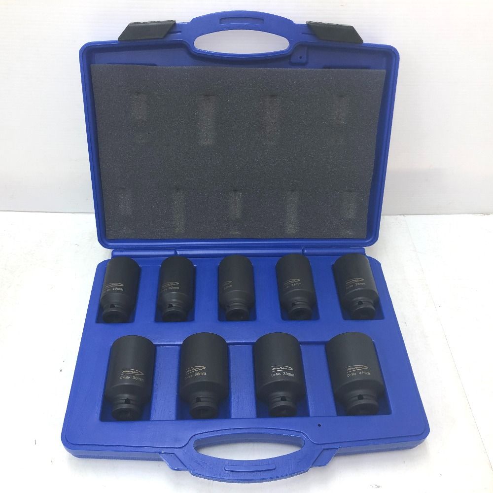 Blue Point ブルーポイント 1 2 ハブナットソケットセット セット 30～41 mm 12角