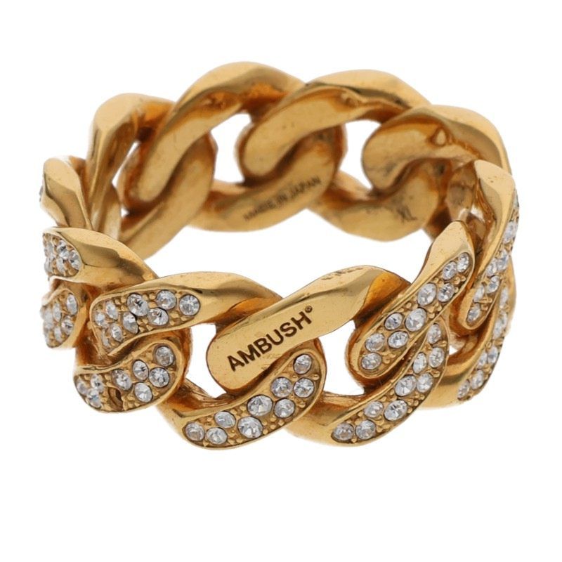 アンブッシュ PAVE CLASSIC CHAIN RING リング メンズ XL/19.5号