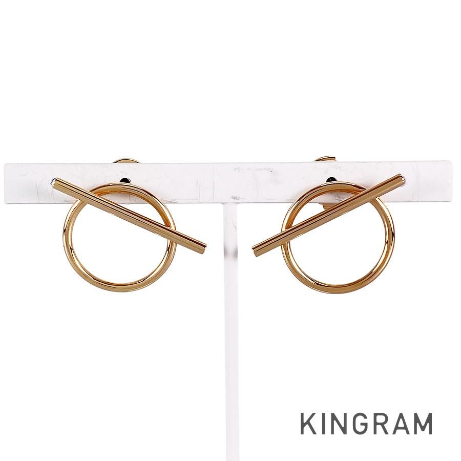 エルメス HERMES エシャペ K 18 PG ピアス ss