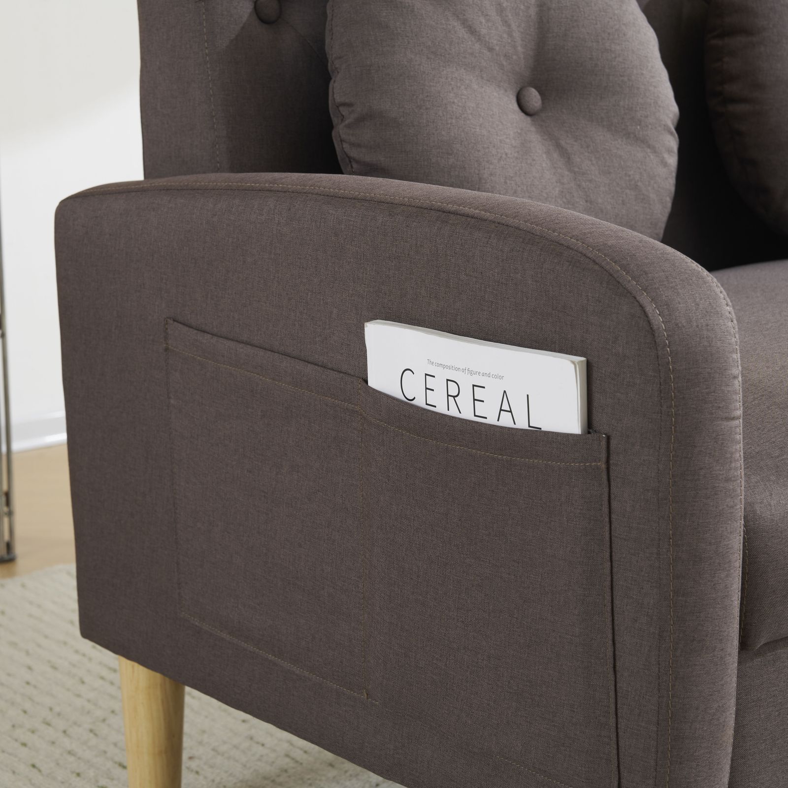 2人掛け 収納機能