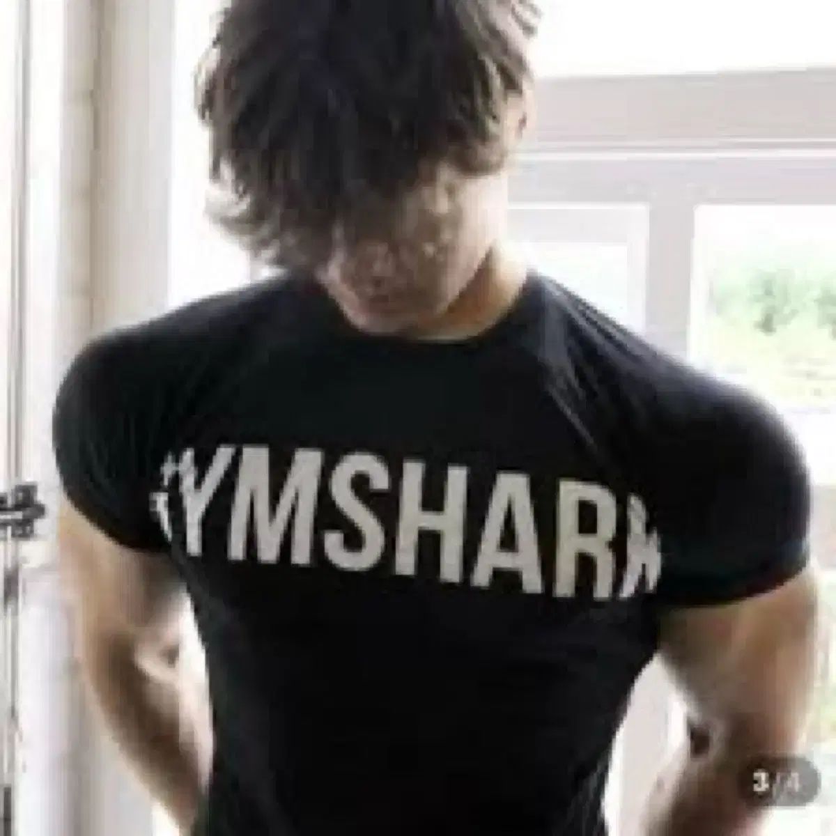 ジムシャーク Prime マッスルフィット Tシャツ ブラック Mサイズ