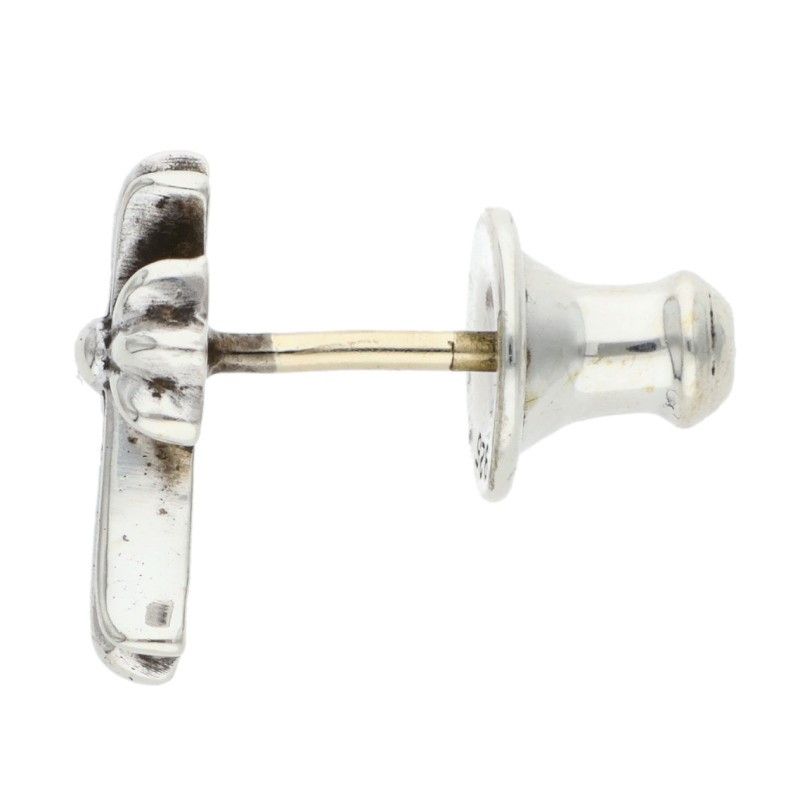 クロムハーツ CH CRSS 2 FAT/CHクロスファットスタッド シルバーピアス