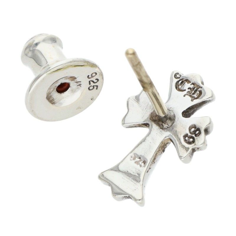 クロムハーツCH CRSS 2 FAT CHクロスファットスタッド ピアス1個 クロムハーツ CH CRSS 2 FAT/CHクロスファットスタッド シルバーピアス