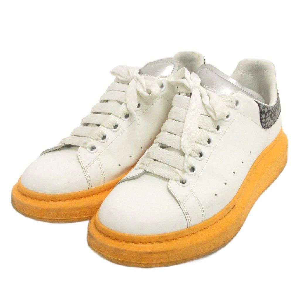 Alexander McQueen ホワイトスニーカー 41 厚底 定番 特価 アレキサンダーマックイーン ALEXANDER MCQUEEN スニーカー シューズ