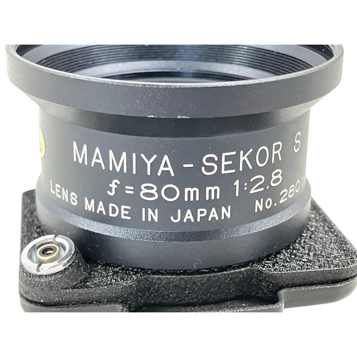 MAMIYA-SEKOR S 80mm f2.8 マミヤ 二眼レフ用 交換レンズ 中古