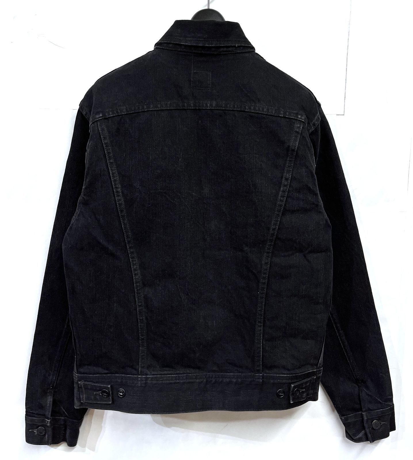 RRL｜ダブルアールエル ブラックデニム トラッカージャケット Gジャン