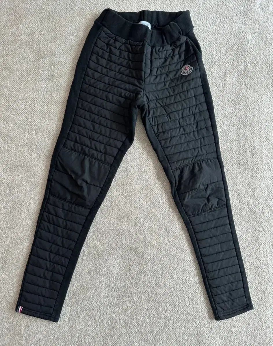 MONCLER モンクレール キルティング ジョガーパンツ ブラック 150