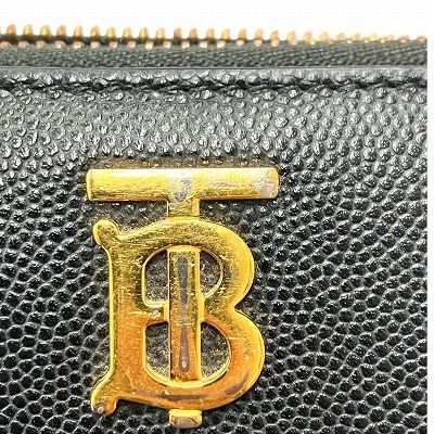 バーバリー BURBERRY エルモア ラウンド レザー ウォレット ELMORE