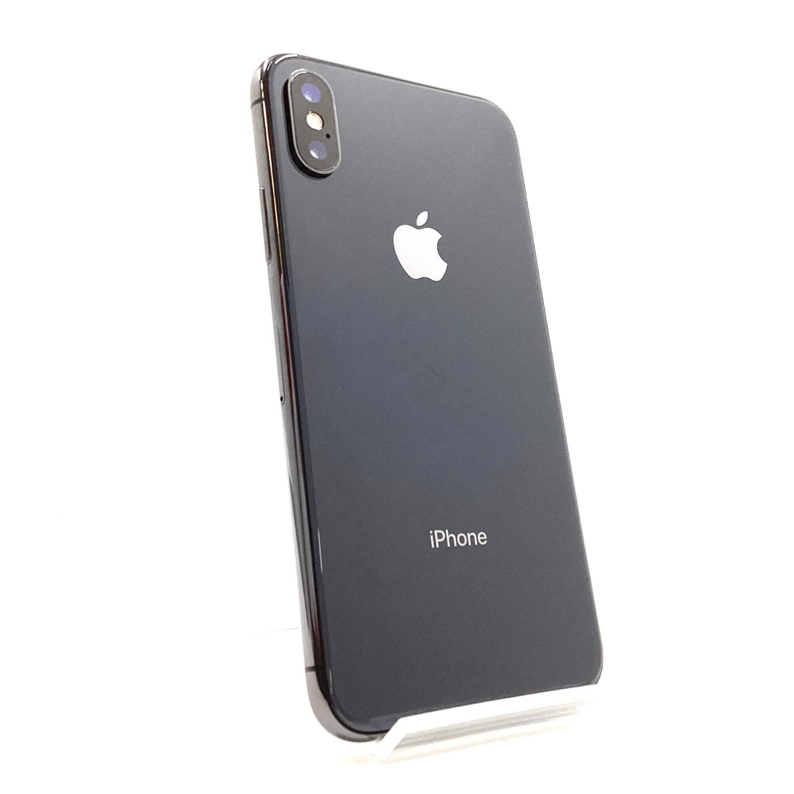 全額返金保証】【最速発送】 iPhone X 256GB スペースグレイ docomo 白 