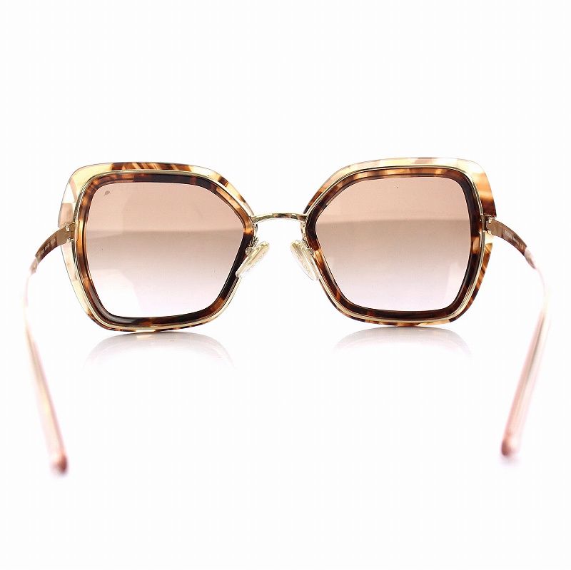 プラダ PRADA サングラス 53□21 ブラウン ゴールド SPR53Y /YM □OH