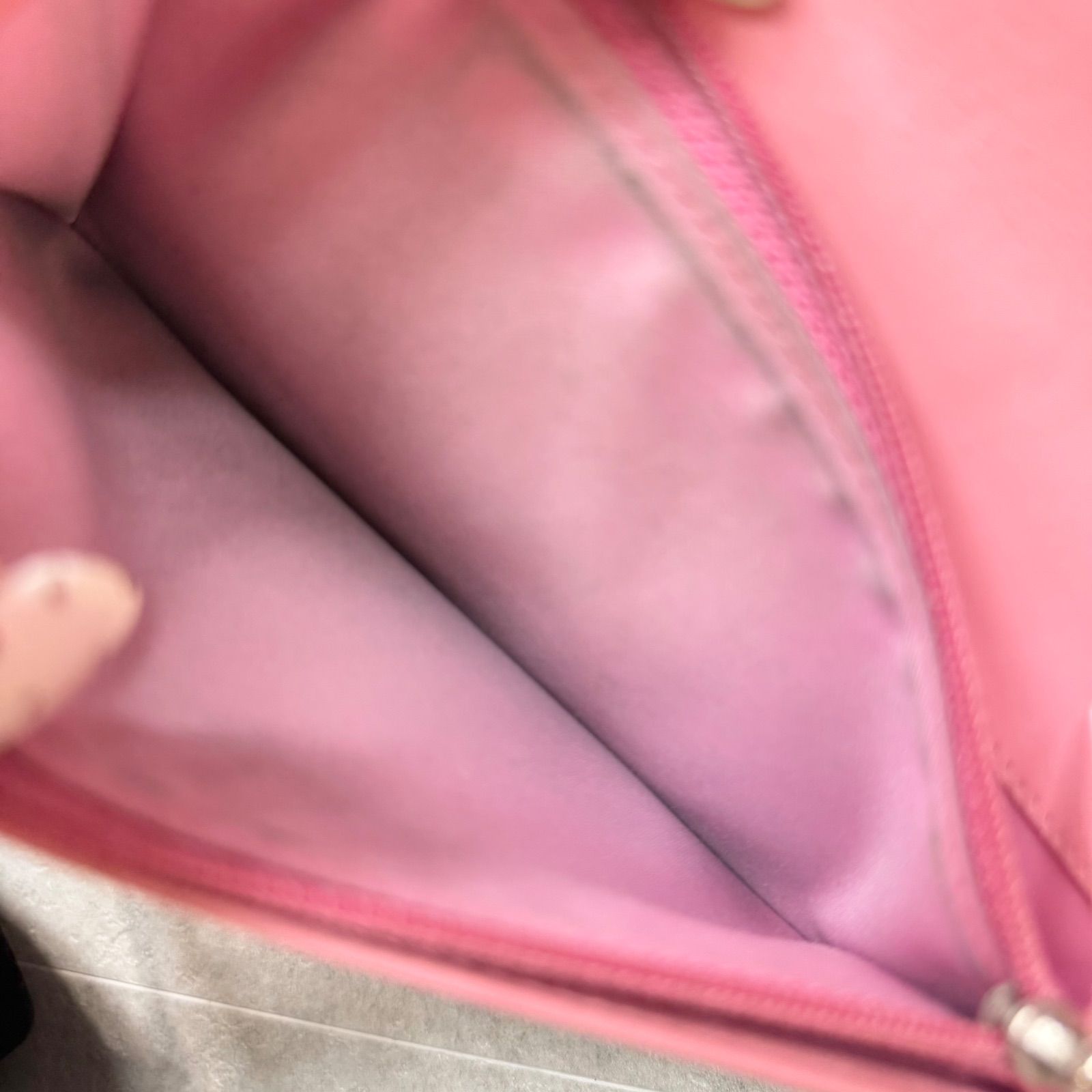 CHANEL シャネル カメリア ココマーク 二つ折り長財布 レザー ピンク