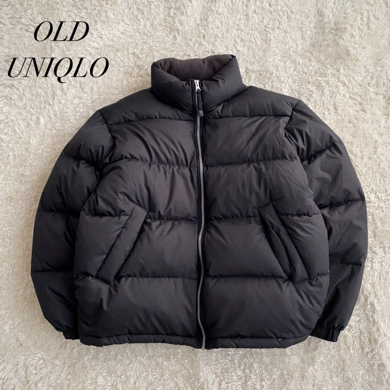 美品！90s old uniqlo down puffer jacket オールドユニクロ ダウン 