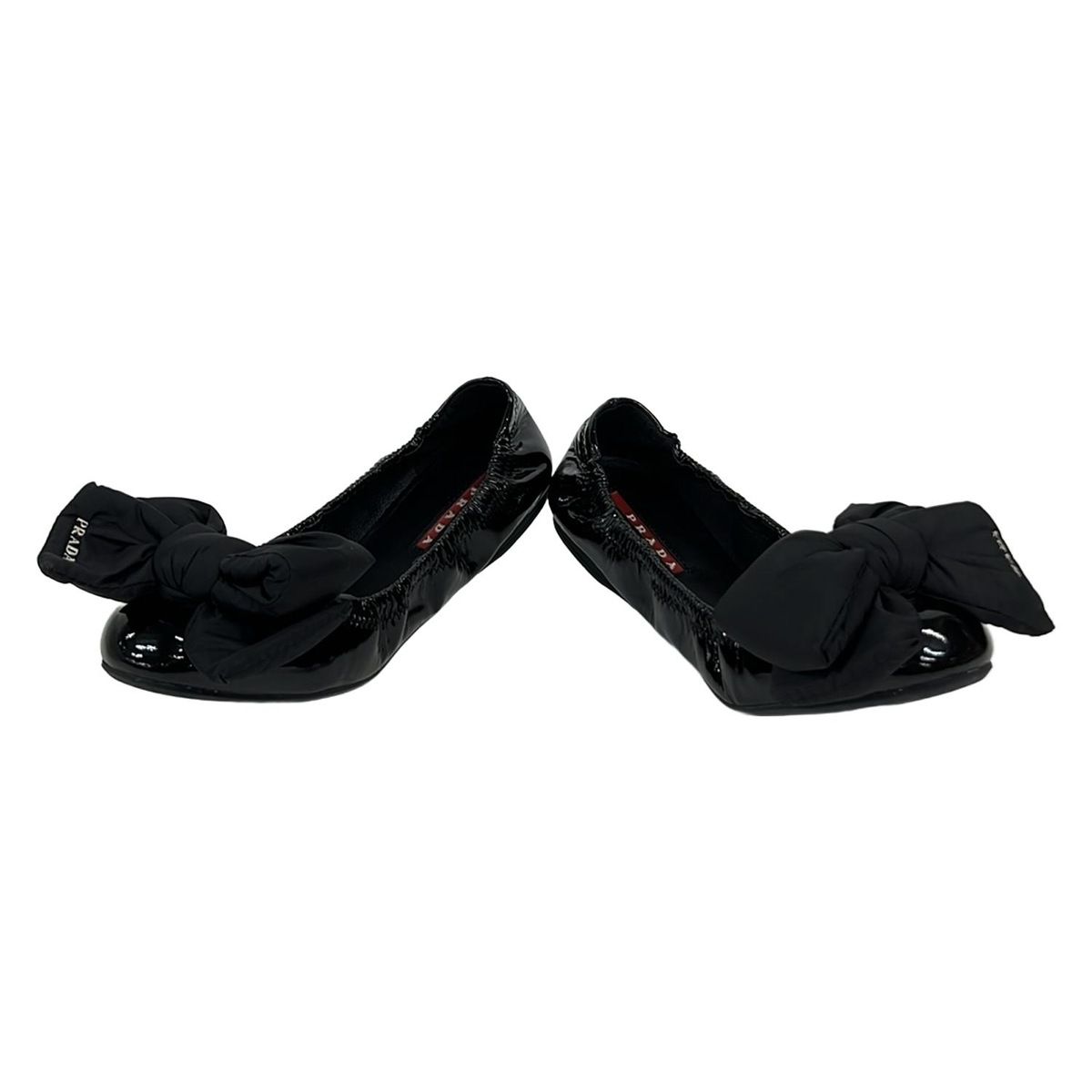 PRADA SPORT(プラダスポーツ) フラットシューズ 36 レディース - 黒