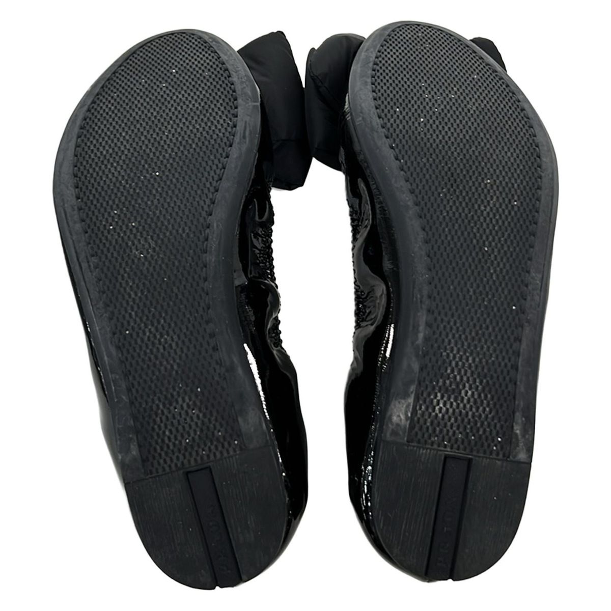 PRADA SPORT(プラダスポーツ) フラットシューズ 36 レディース - 黒