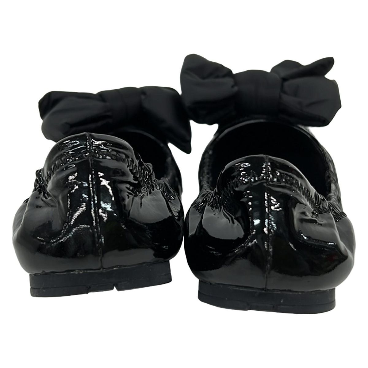 PRADA SPORT(プラダスポーツ) フラットシューズ 36 レディース - 黒