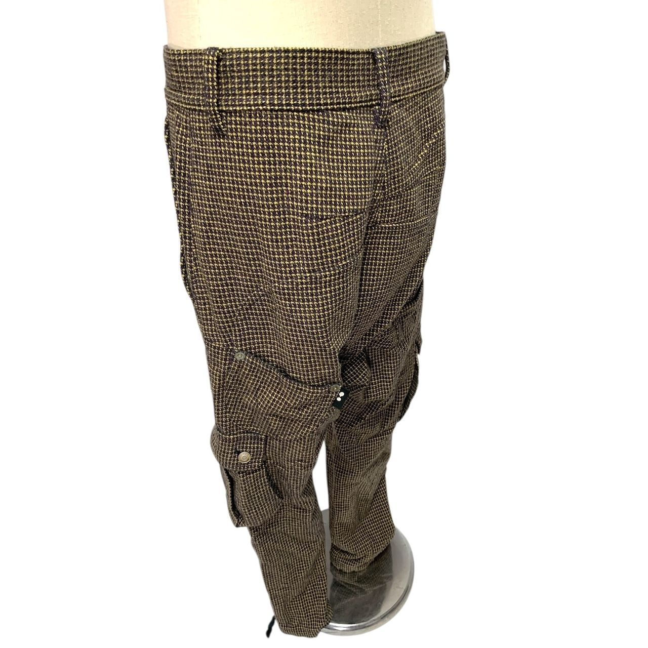 Mercibeaucoup Houndstooth Sarouel Cargo Pants 関連イメージワード サルエル カーゴパンツ 千鳥柄 裾 ドローコード リックオウエンス Engineered Garments エンジニアードガーメンツ