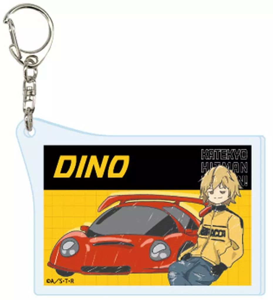 家庭教師ヒットマンREBORN ディーノ　グラフアート アクリルキーホルダー 中古】キーホルダー ディーノ 「アクリルキーホルダー 家庭教師