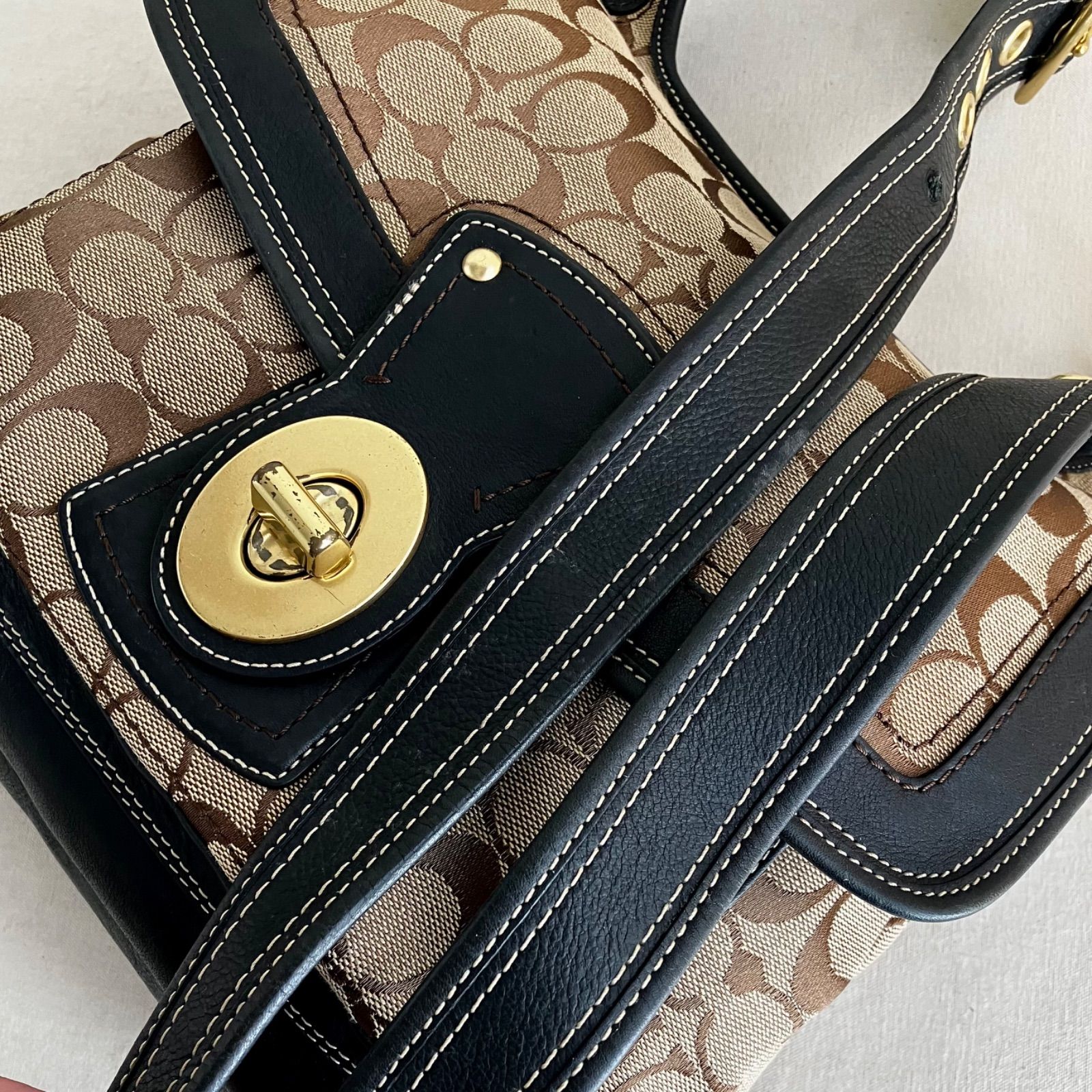 Rare COACH 65th Ltd Ed Y2K Kisslock Bag