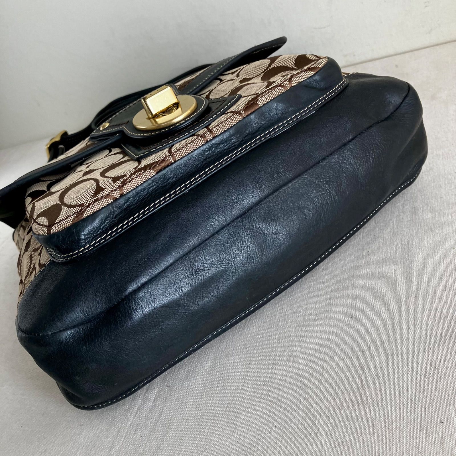 Rare Coach 65th Limited Edition y2k Signature Legacy Turnlock Bag 