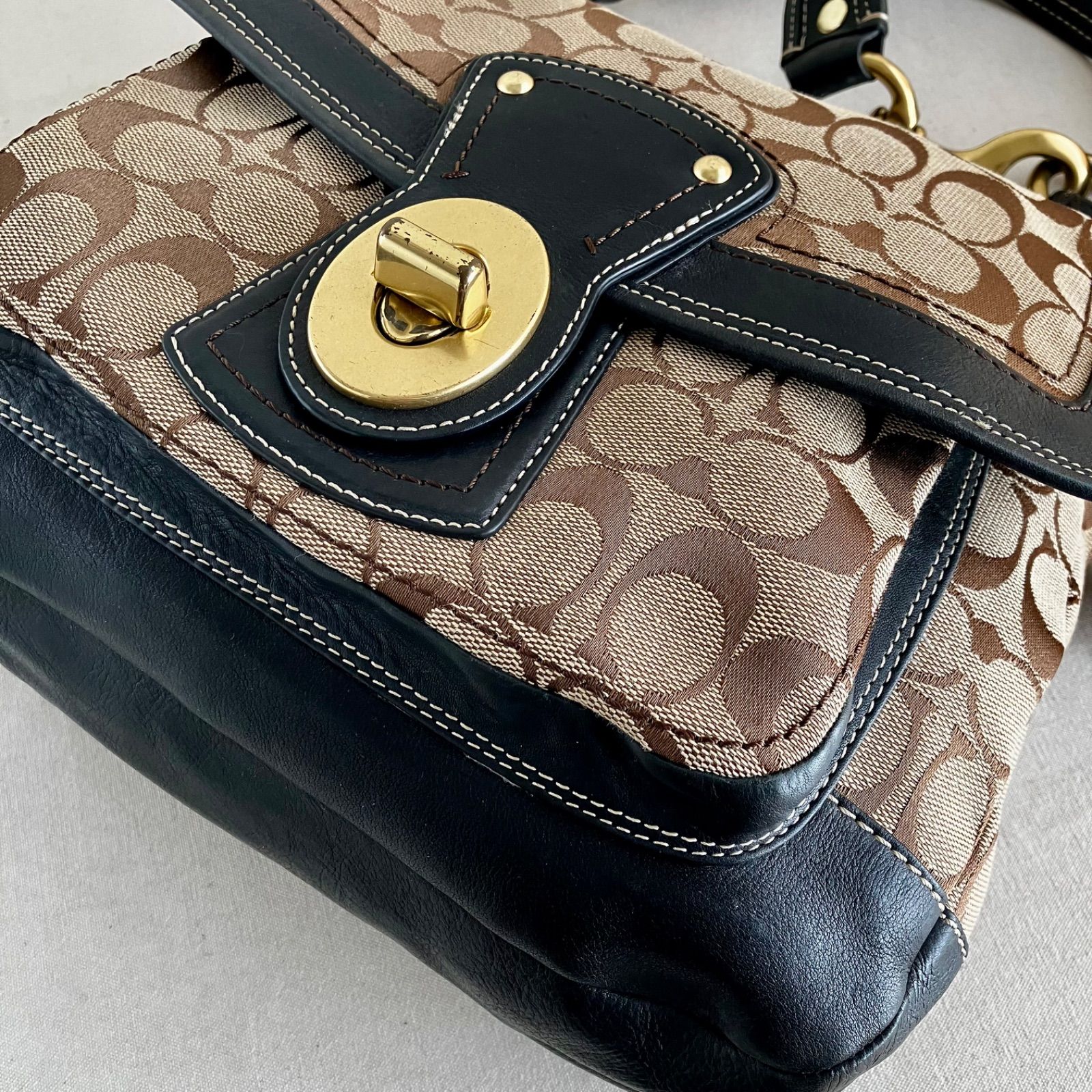 Rare COACH 65th Ltd Ed Y2K Kisslock Bag