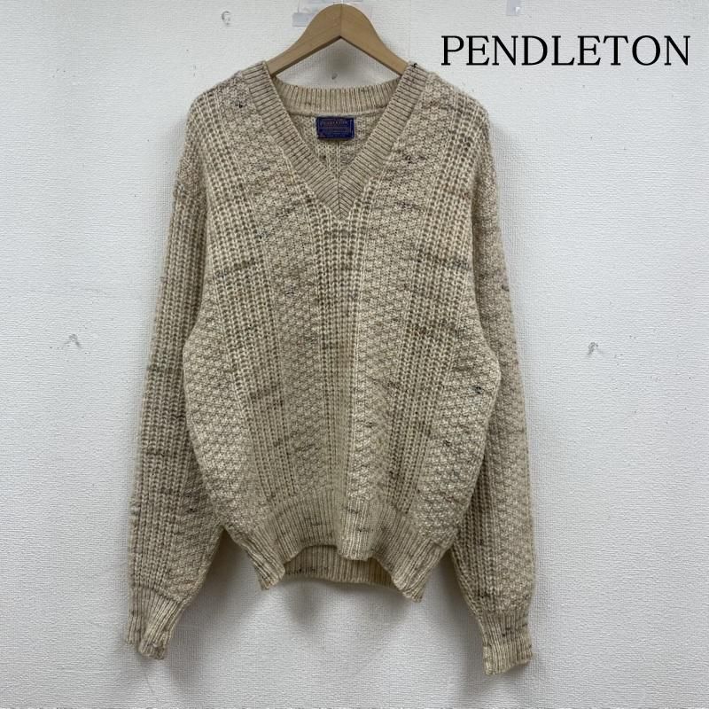 ペンドルトン 70s vintage ウール USA製 長袖 ニット セーター Vネック 