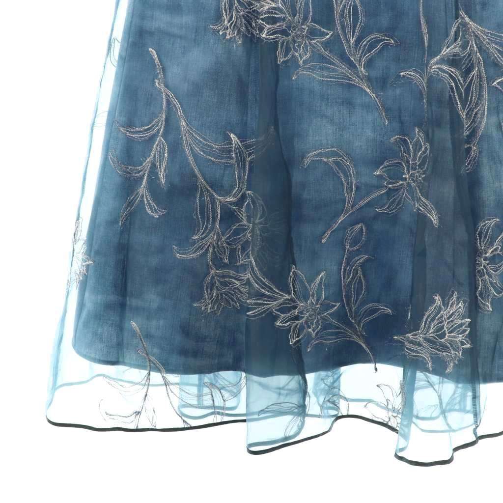 ジャスグリッティー JUSGLITTY 24AW ヴェールラメ刺繍スカート 2  