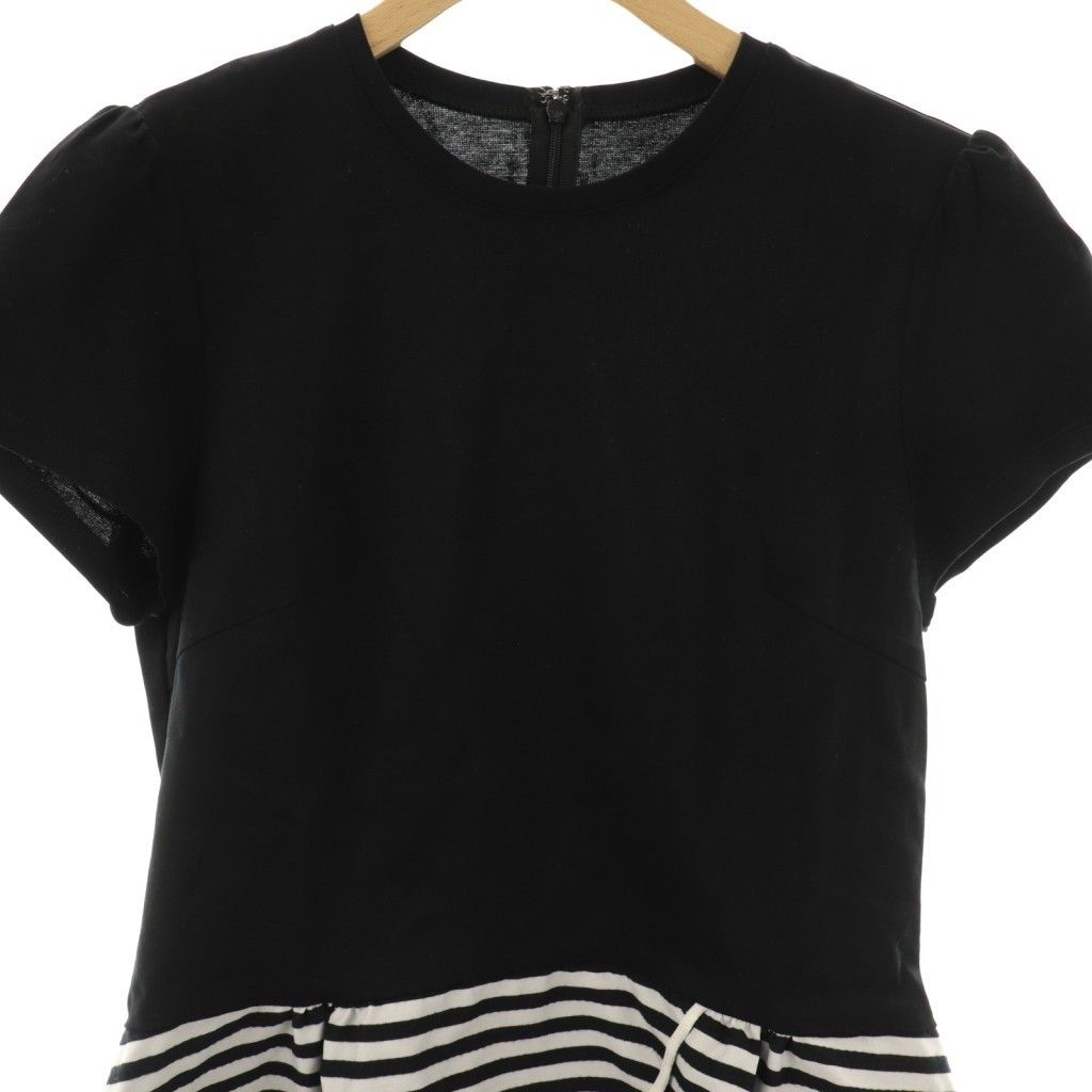 ボーダーズアットバルコニー BORDERS at BALCONY 半袖ペプラム