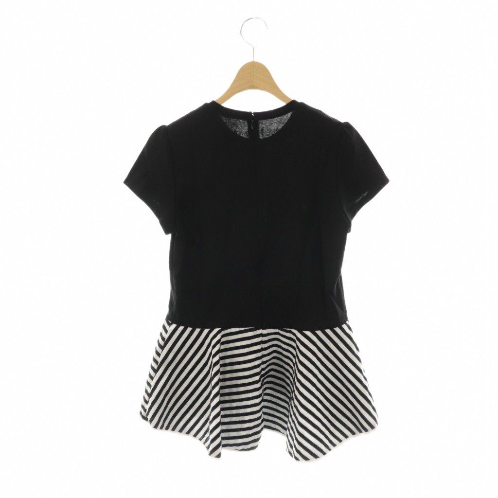 ボーダーズアットバルコニー BORDERS at BALCONY 半袖ペプラム