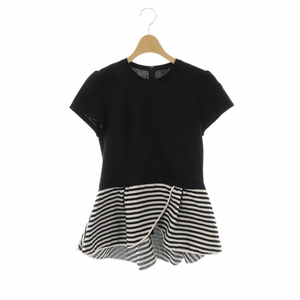 ボーダーズアットバルコニー BORDERS at BALCONY 半袖ペプラム