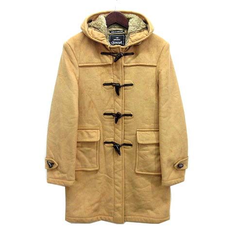 新品，大得価 グローバーオールコレクション GLOVERALL COLLECTION フェイクムートン ダッフルコート キャメルベージュ 10Years 140cm キッズ 英国製 その他