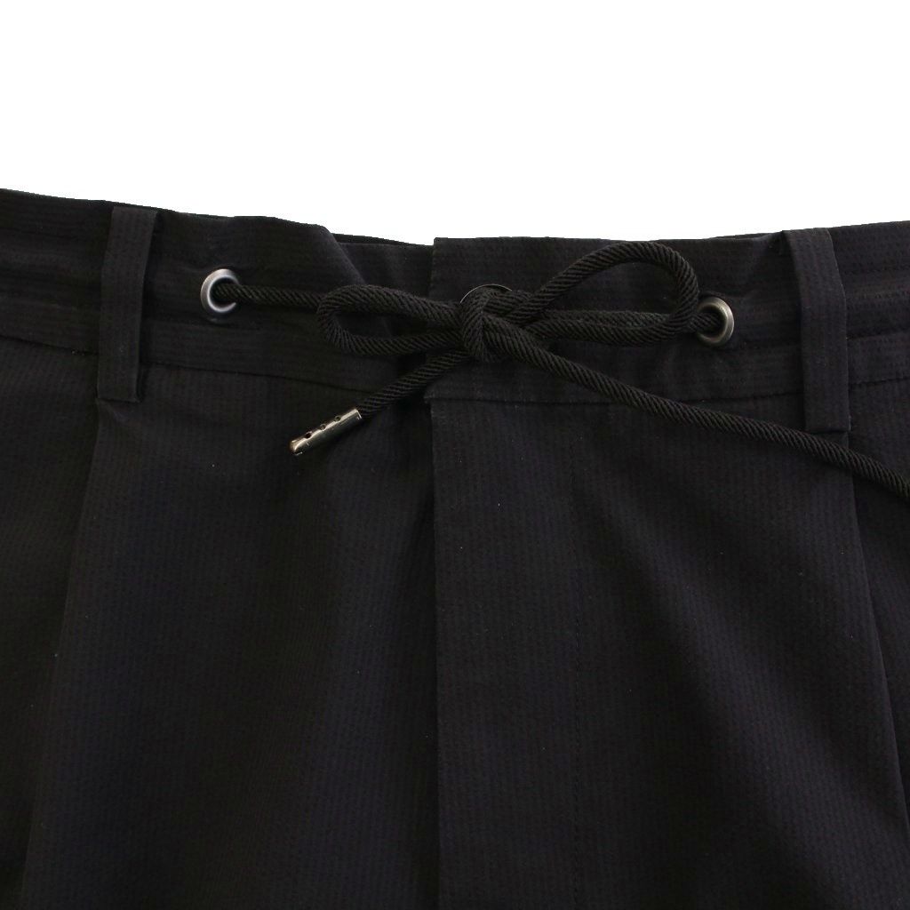 ジュンハシモト junhashimoto スラックスパンツ タック ジップフライ