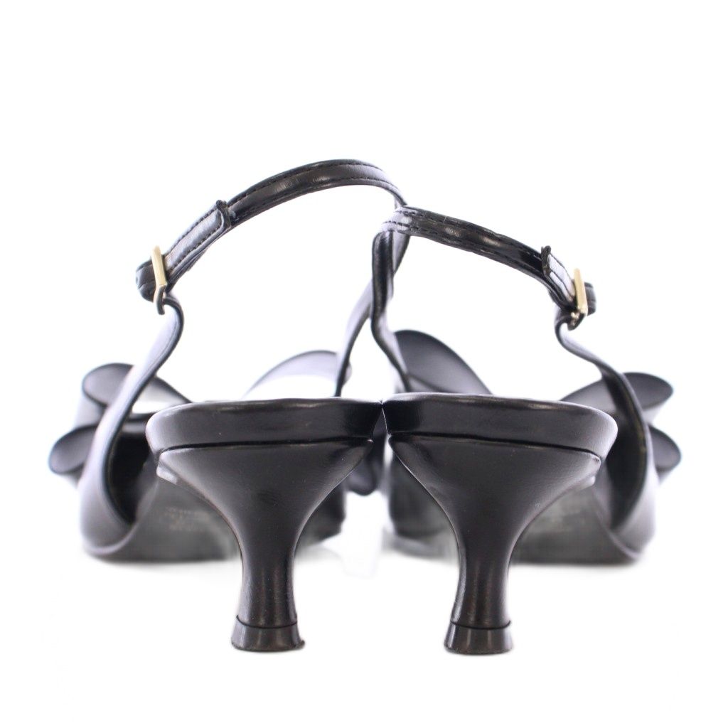 スナイデル SNIDEL ダブルリボンパンプス ストラップ ポインテッドトゥ