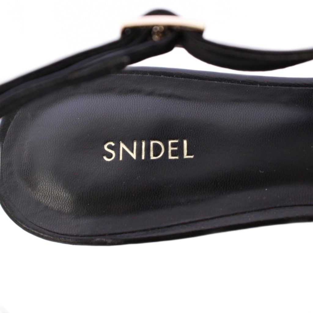 スナイデル SNIDEL ダブルリボンパンプス ストラップ ポインテッドトゥ