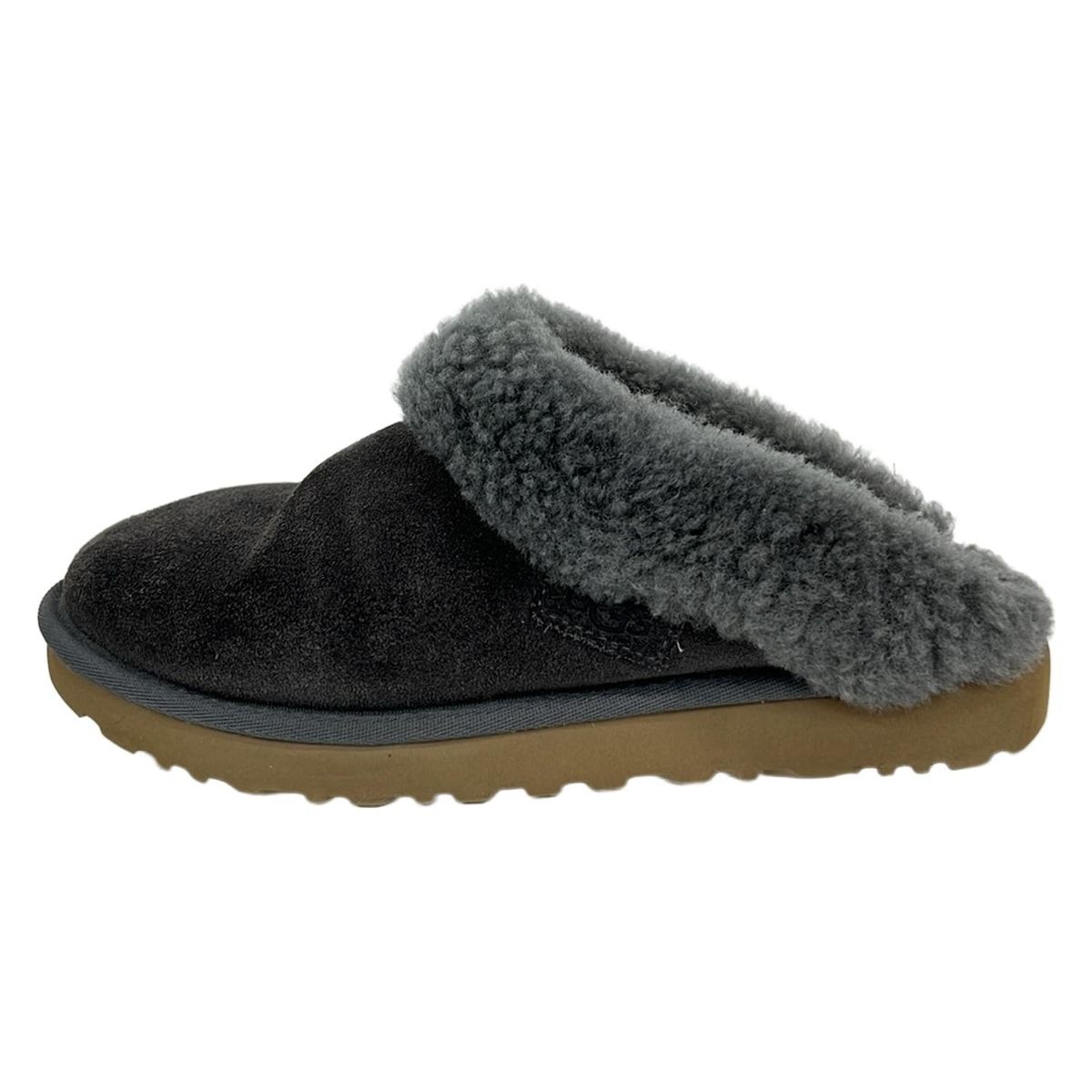 UGG アグ サンダル 23 レディース クラゲット 1115134 ダークグレー サボ ムートン