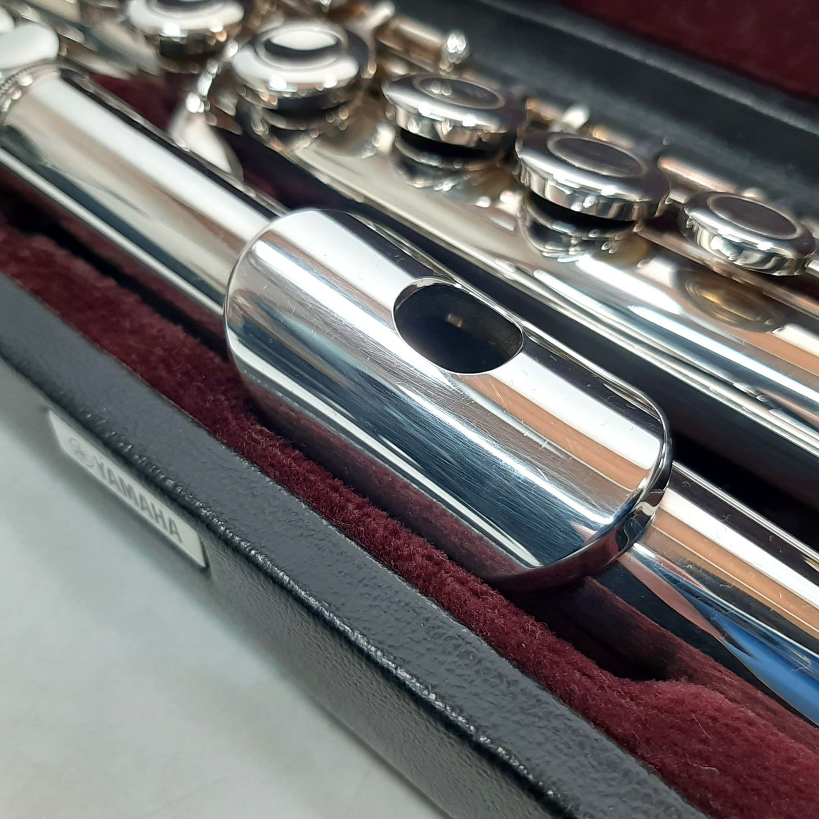 YAMAHA フルート YFL-411 管体銀製 ハードケース・ソフトケース付き