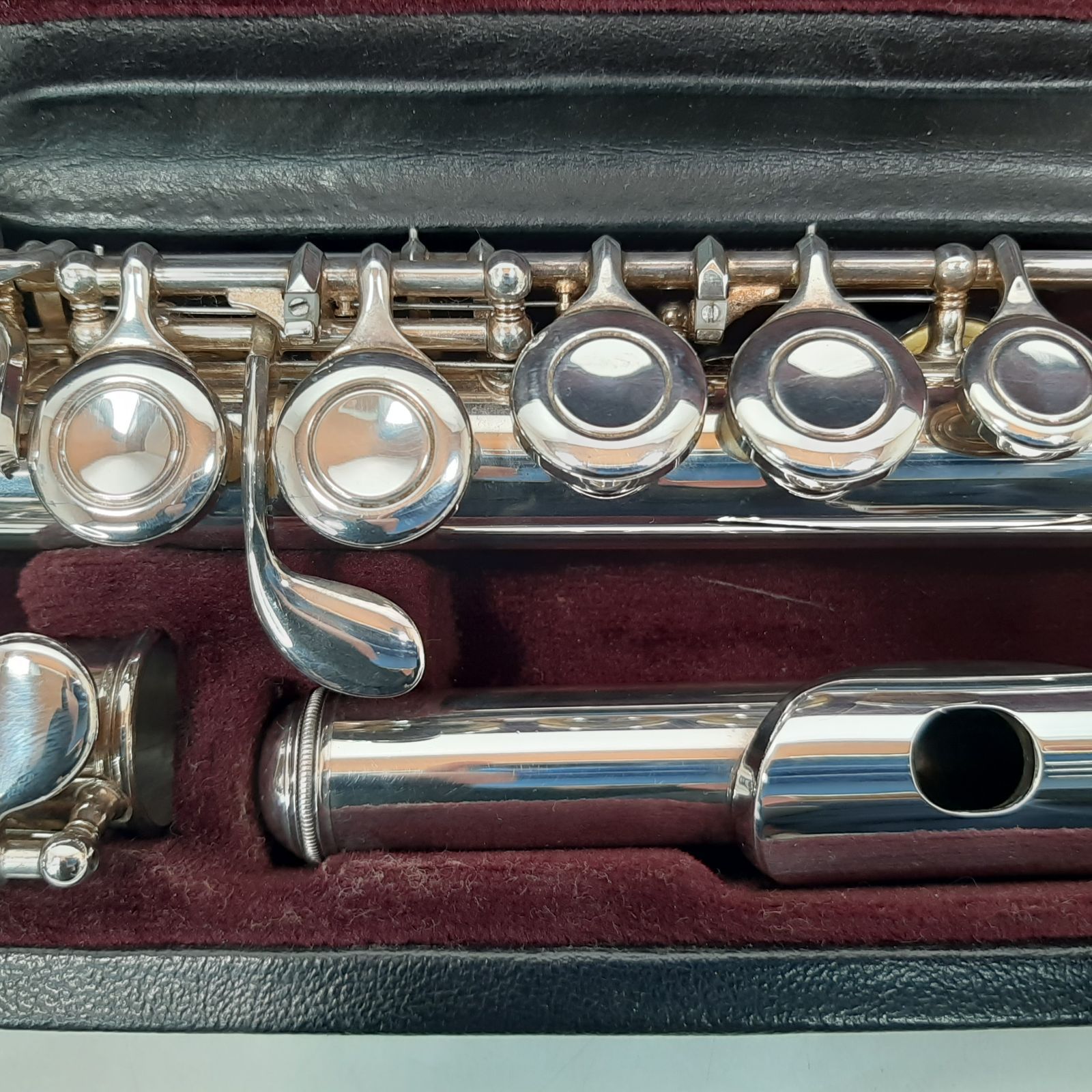 YAMAHA フルート YFL-411 管体銀製 ハードケース・ソフトケース付き