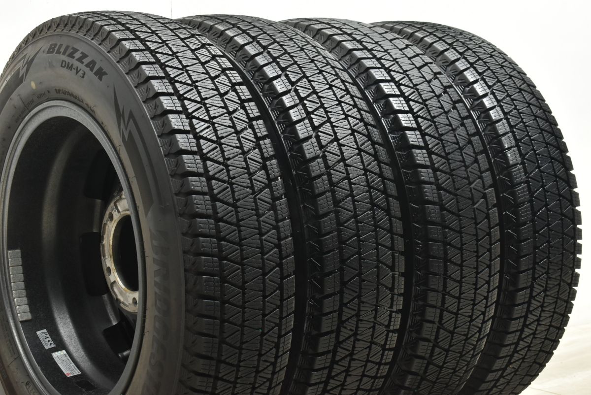 バリ溝 マッドクロス MC 76 16 in 5 J 22 PCD 139 7 ブリヂストン ブリザック DM V 3 175 80 R ジムニー AZオフロード 16インチ タイヤ ホイールセット