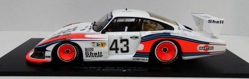 スパーク 1/18 レジン完成品 PORSCHE935/78 MOBYDICK #43 LM1978 18S030