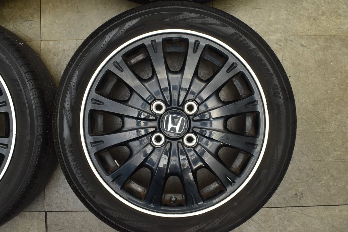  ホイールのみ可 ホンダ N BOX 15 in 4 5 J 45 PCD 100 ヨコハマ ブルーアースRV RV 03 CK 165 55 R ONE WGN 流用 15インチ タイヤ ホイールセット